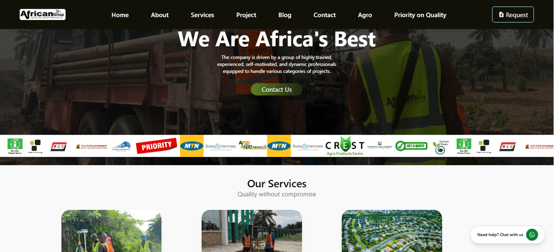 AfricanGroup Website