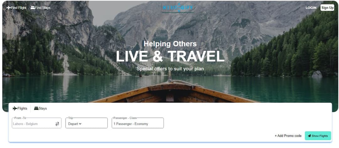 Traveling Website